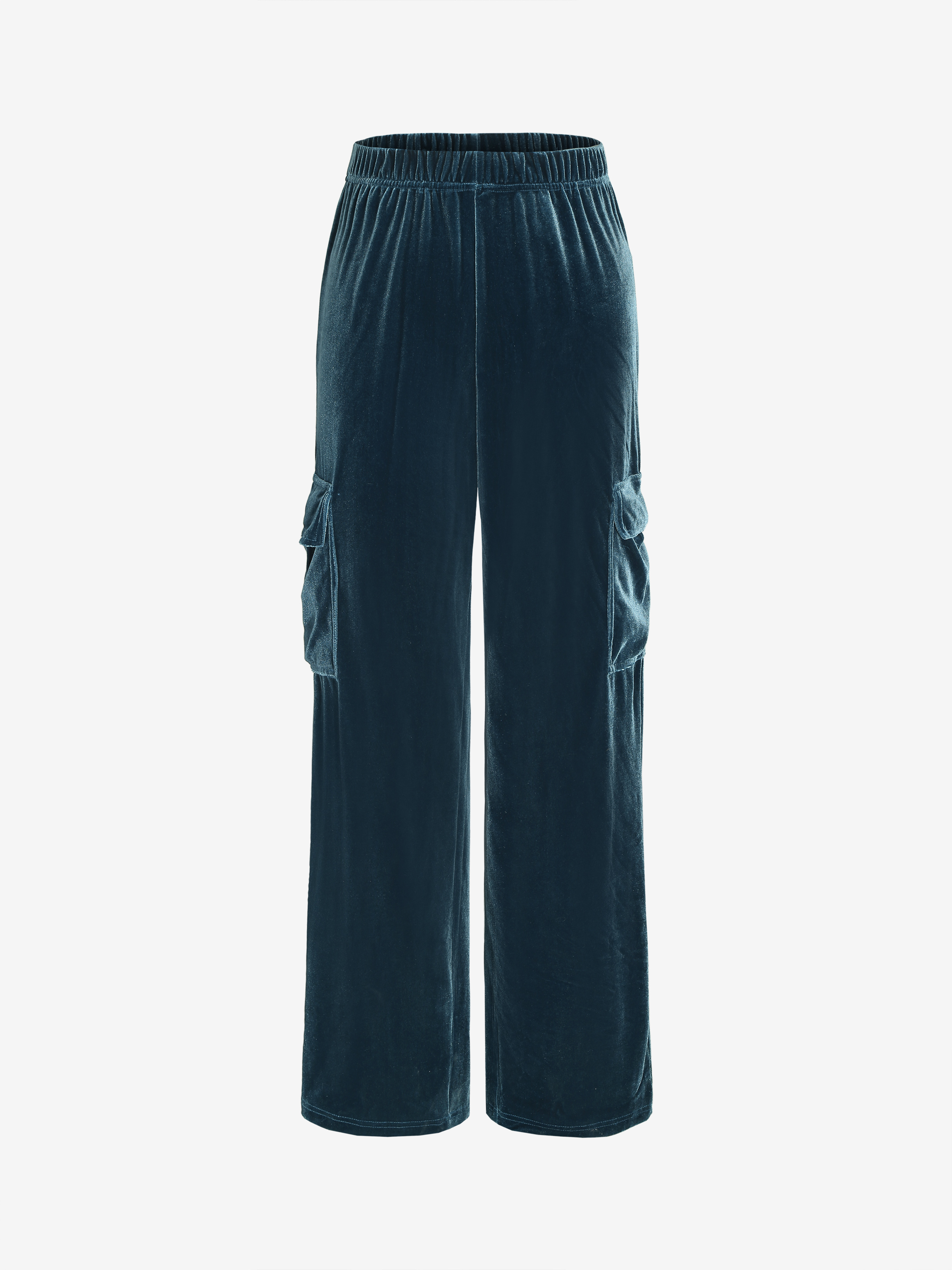 Velvet Solid Pocket Cargo Pants Cider