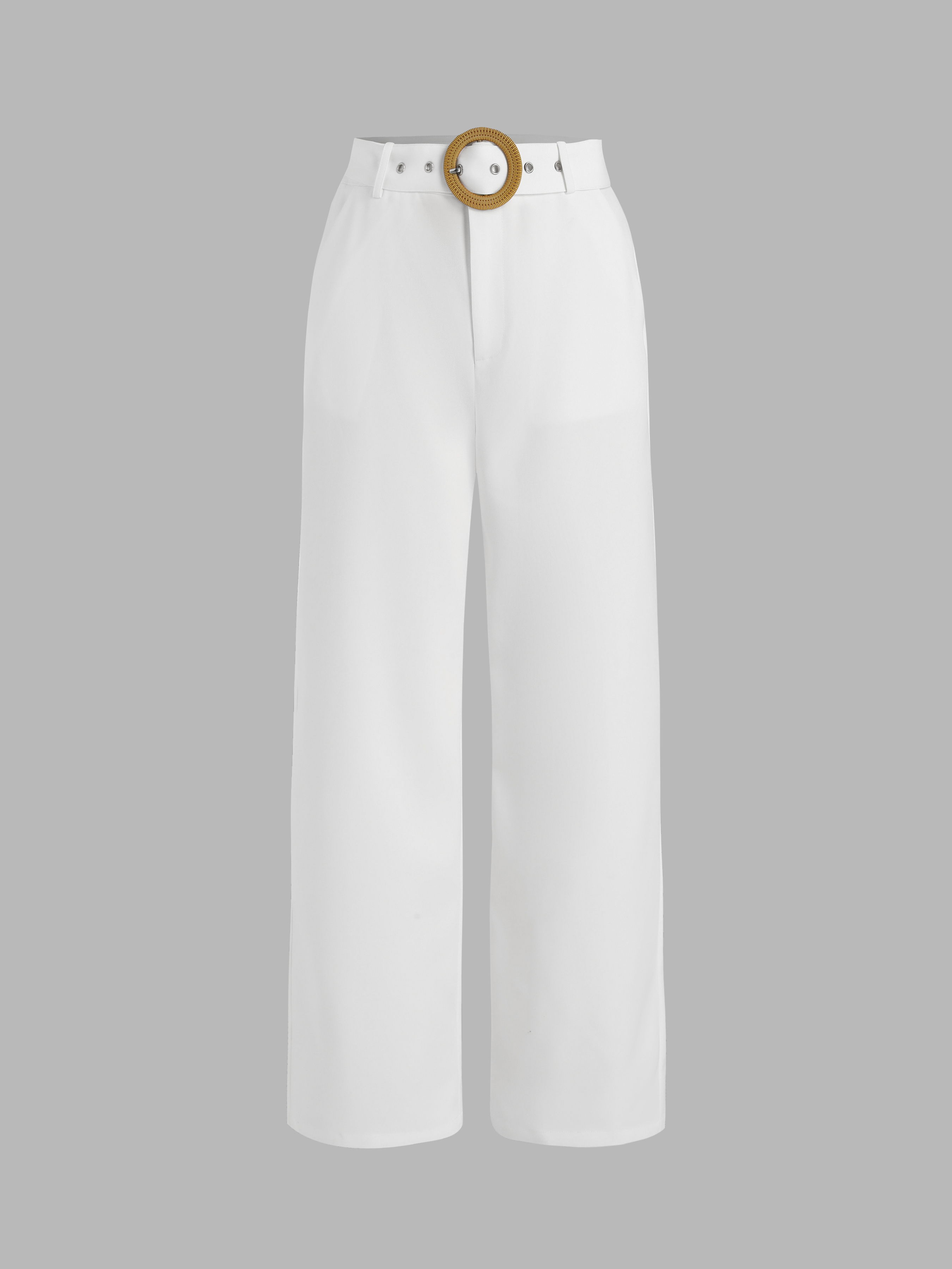 White Suit Set for Women, White Wide Leg Pants High Rise, Belted Blazer for  Women, White Trouser Blazer Set for Women, Office Wear Women - Etsy