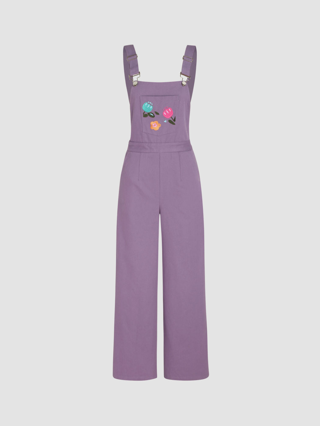 Gewebter, grafischer, übergroßer Jumpsuit mit Schnalle