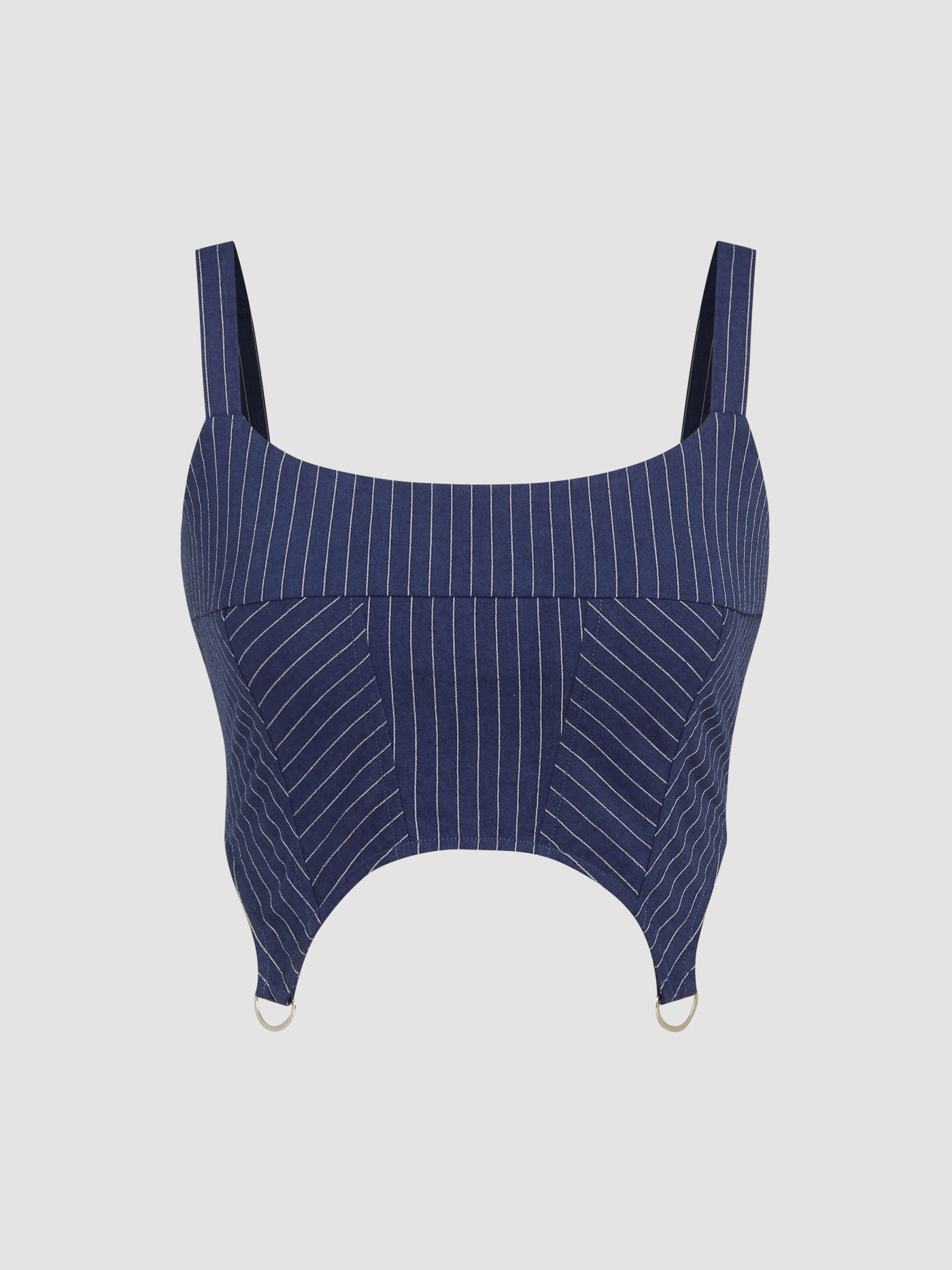 Stripe Cami Crop Tank Top