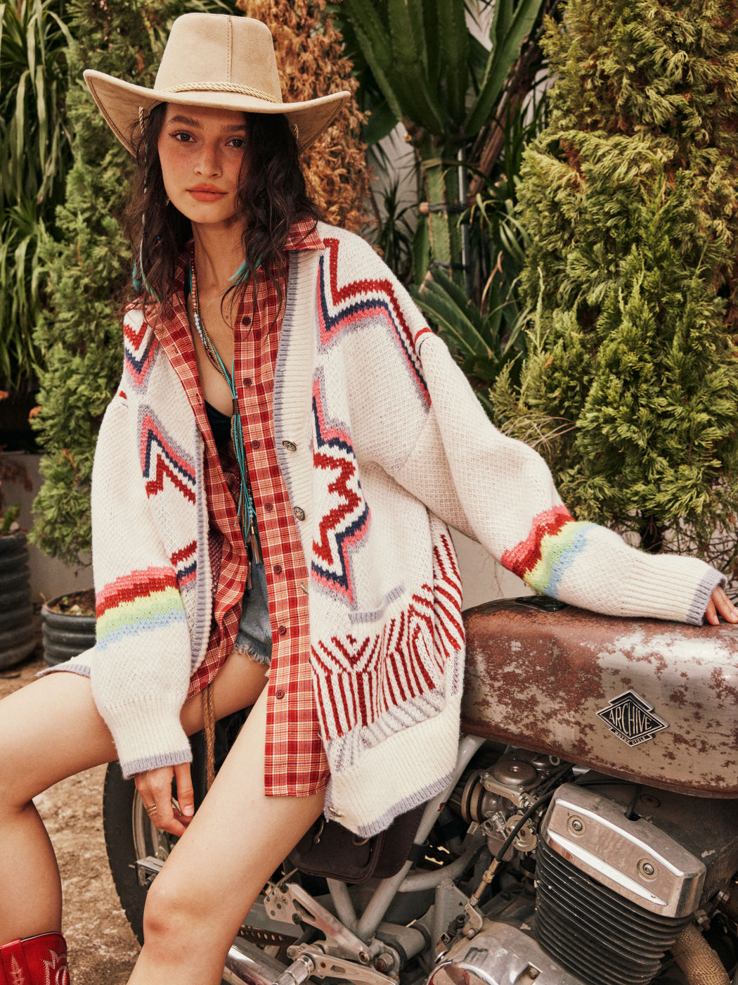 Wanderlust Oversized Boho Knit Cardigan