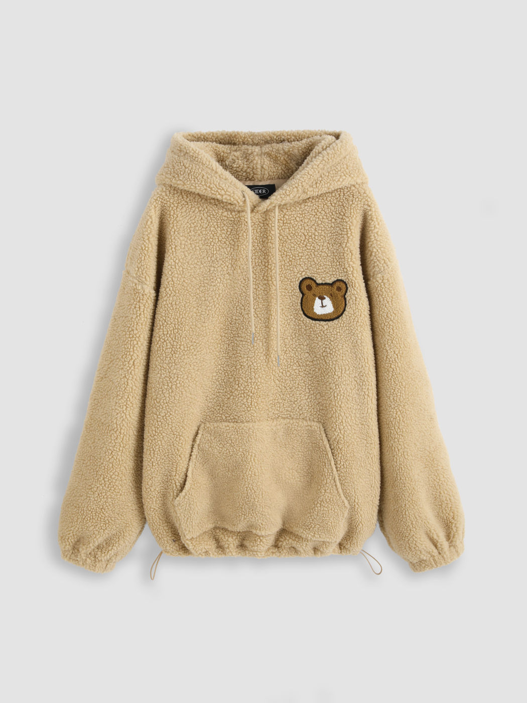  Fleece Solid Bär Übergroße Kapuzenpullis