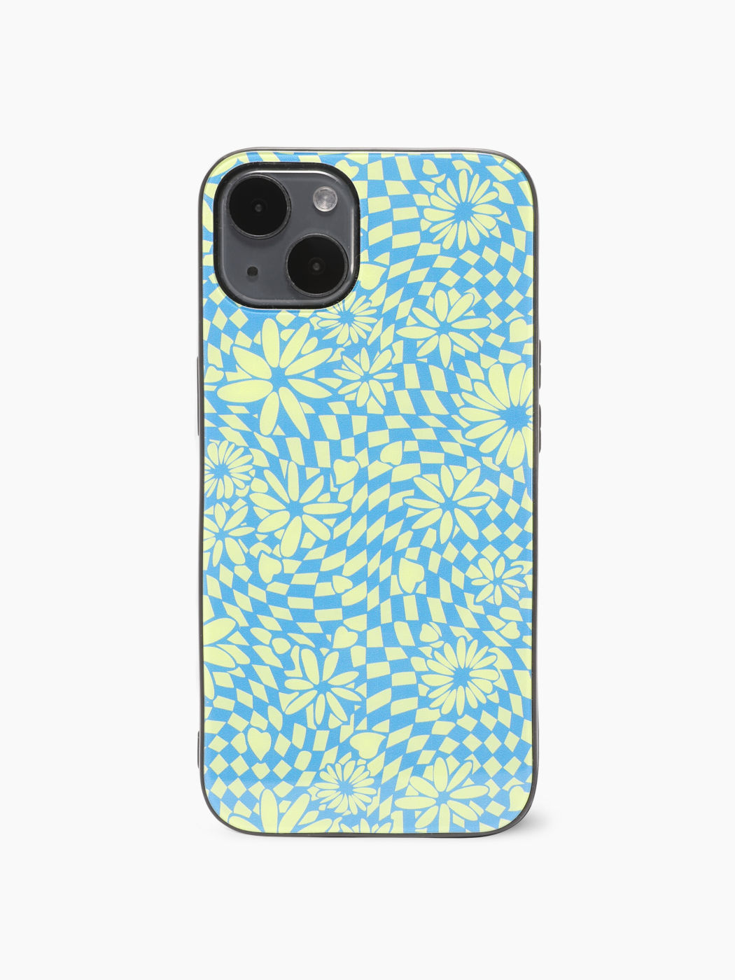 Telefonkasten mit geometrischem Muster