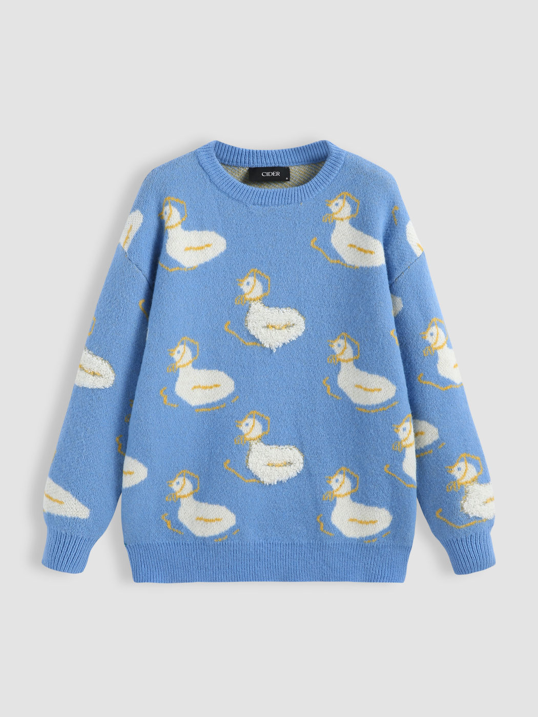  Ente Ente Gans Gemustertes Strickpullover