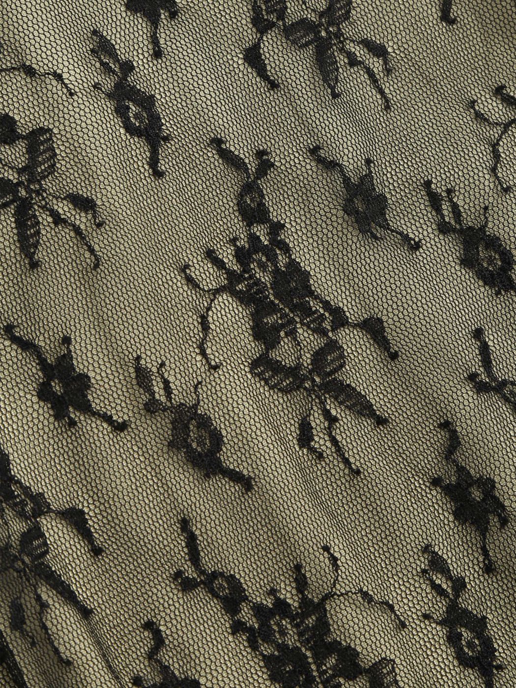  Spitze Gerafftes Midikleid