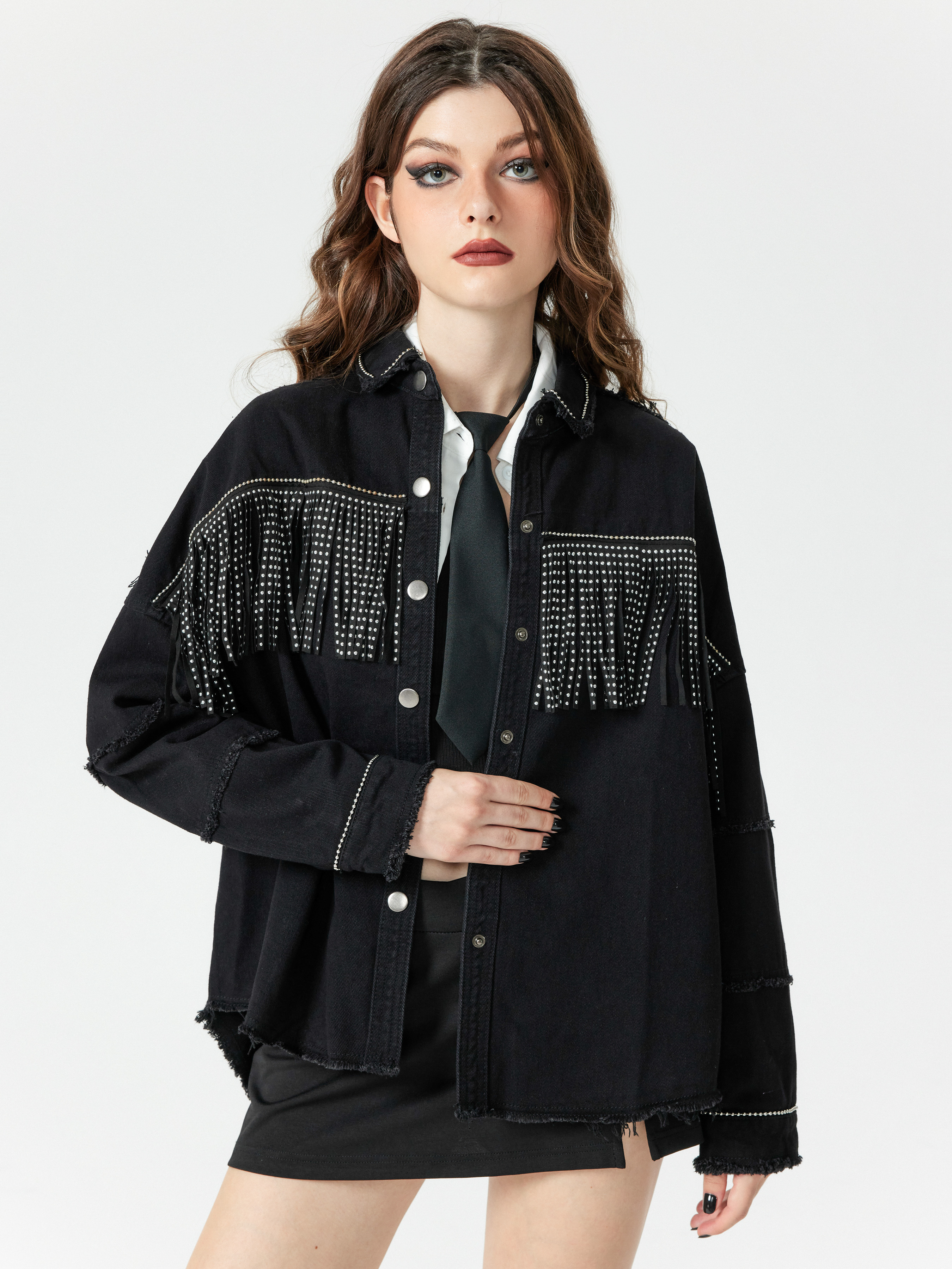 Silver Fringe Jacket