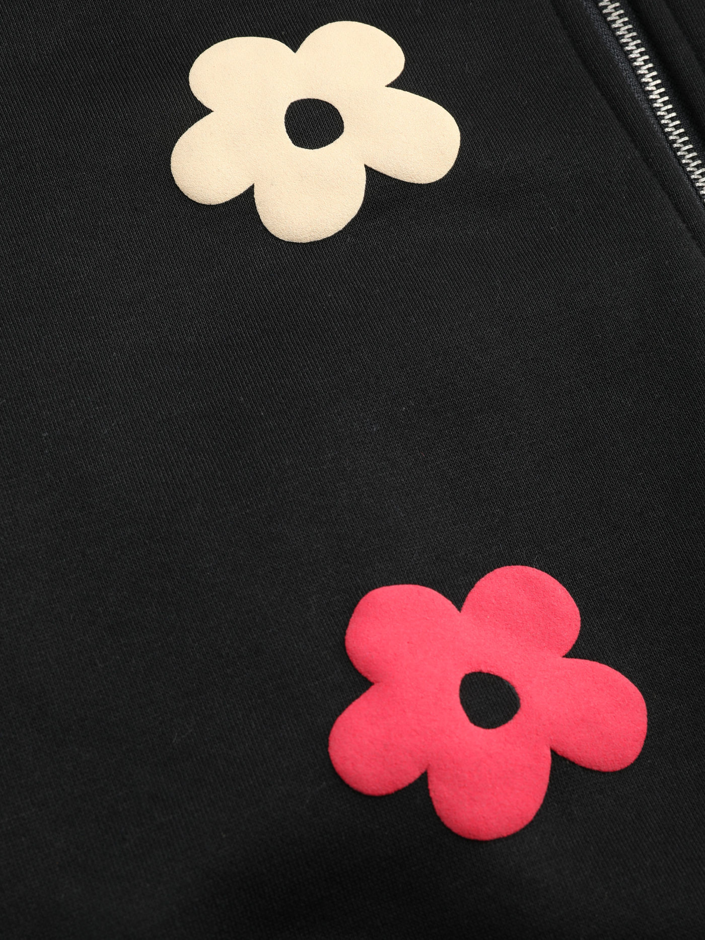 Floral Pattern Oversized Hoodie