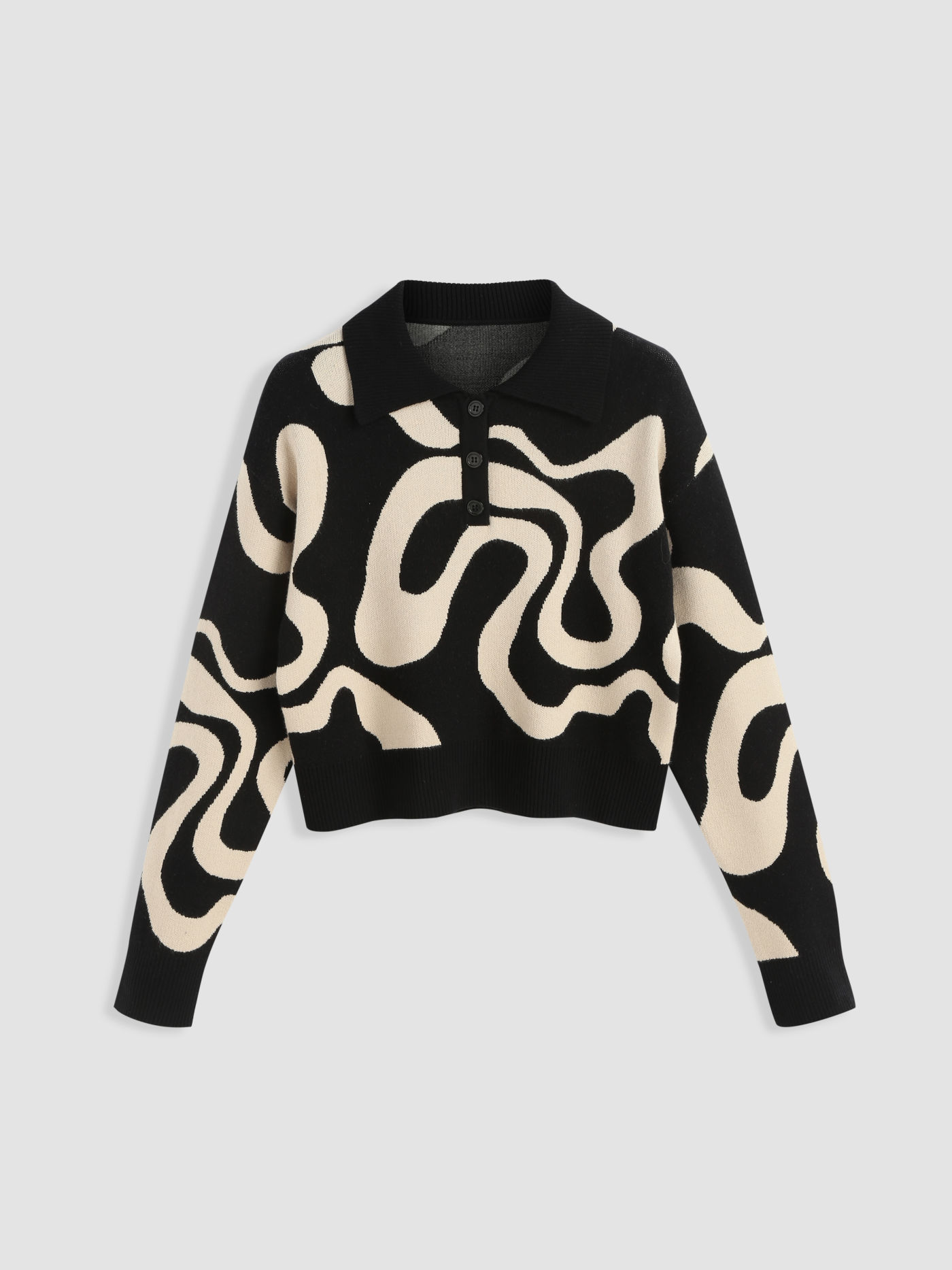 Everyday Illusion Psychedelic Swirl Pullover Sweater