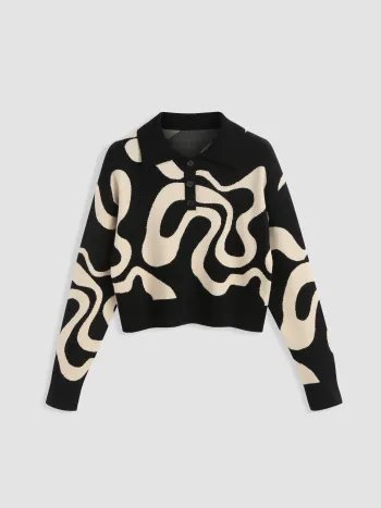 Alltag Illusion Psychedelischer Strudel Pullover