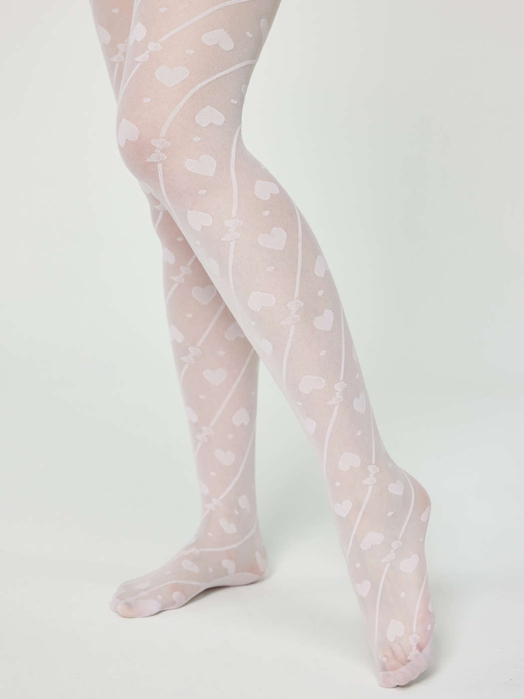 Bow Pattern Tights