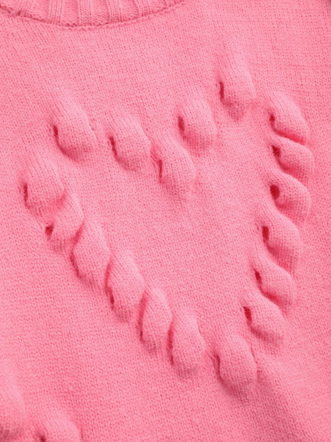 Heart Pattern Texture Sweater