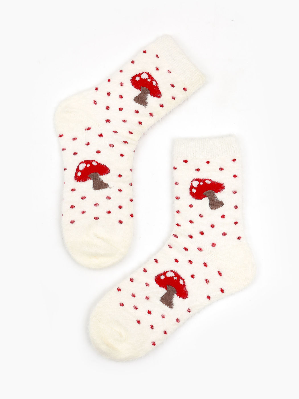 Pilzmuster Socken