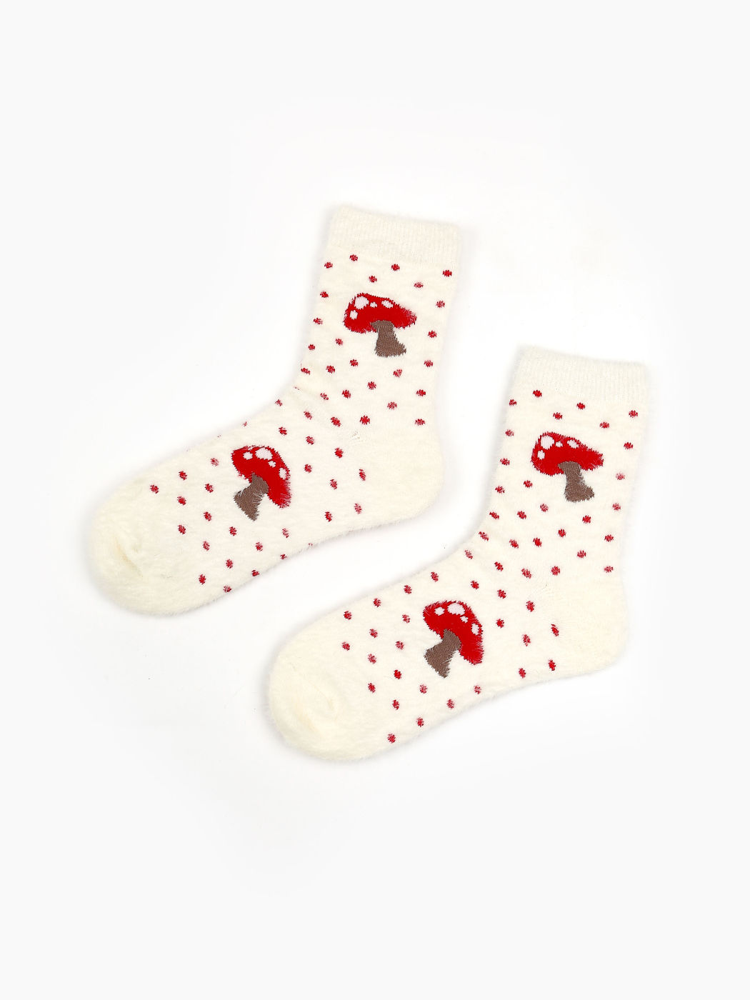 Pilzmuster Socken