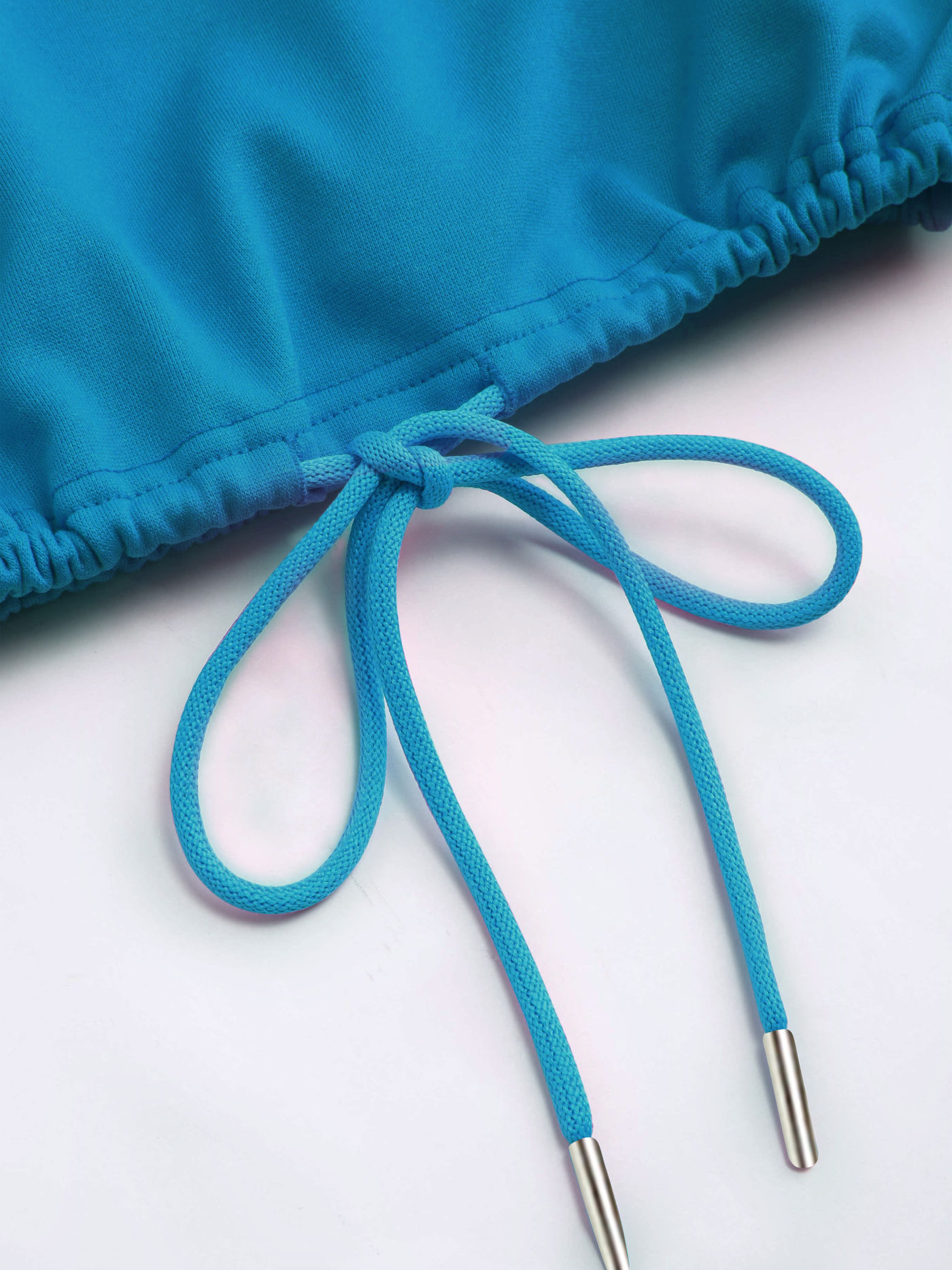 Sweatshirt court à taille élastique