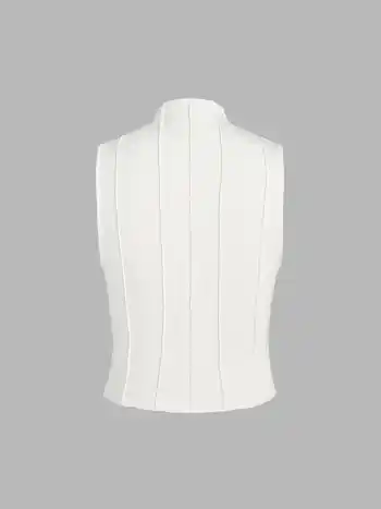 Solids Cami-Top mit hohem Halsausschnitt