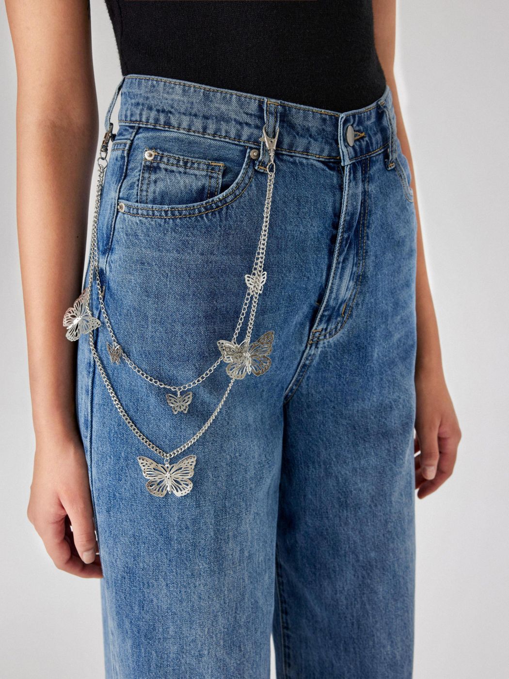 Butterfly Decor Waist Chain Cider