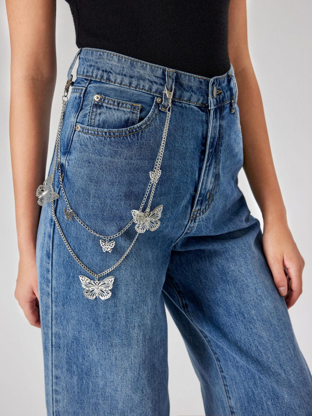 Butterfly Decor Waist Chain Cider