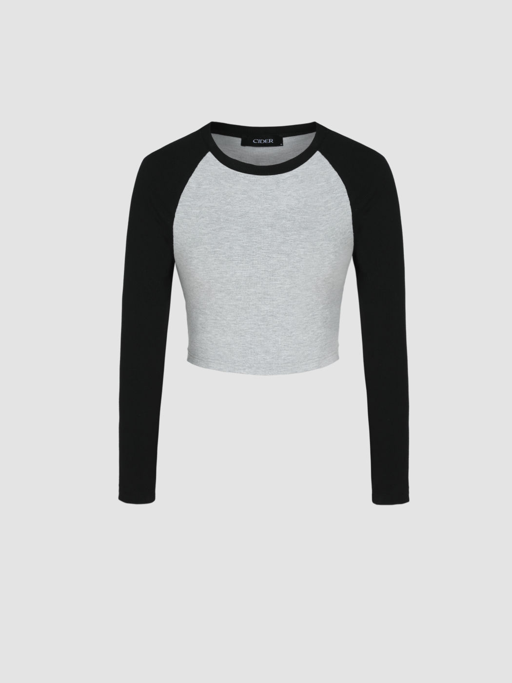 Jersey Raglan Sleeve Crop Tee