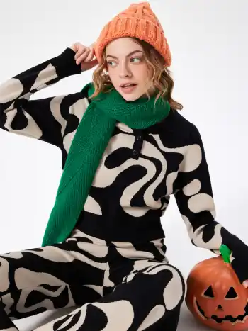 Alltag Illusion Psychedelischer Strudel Pullover