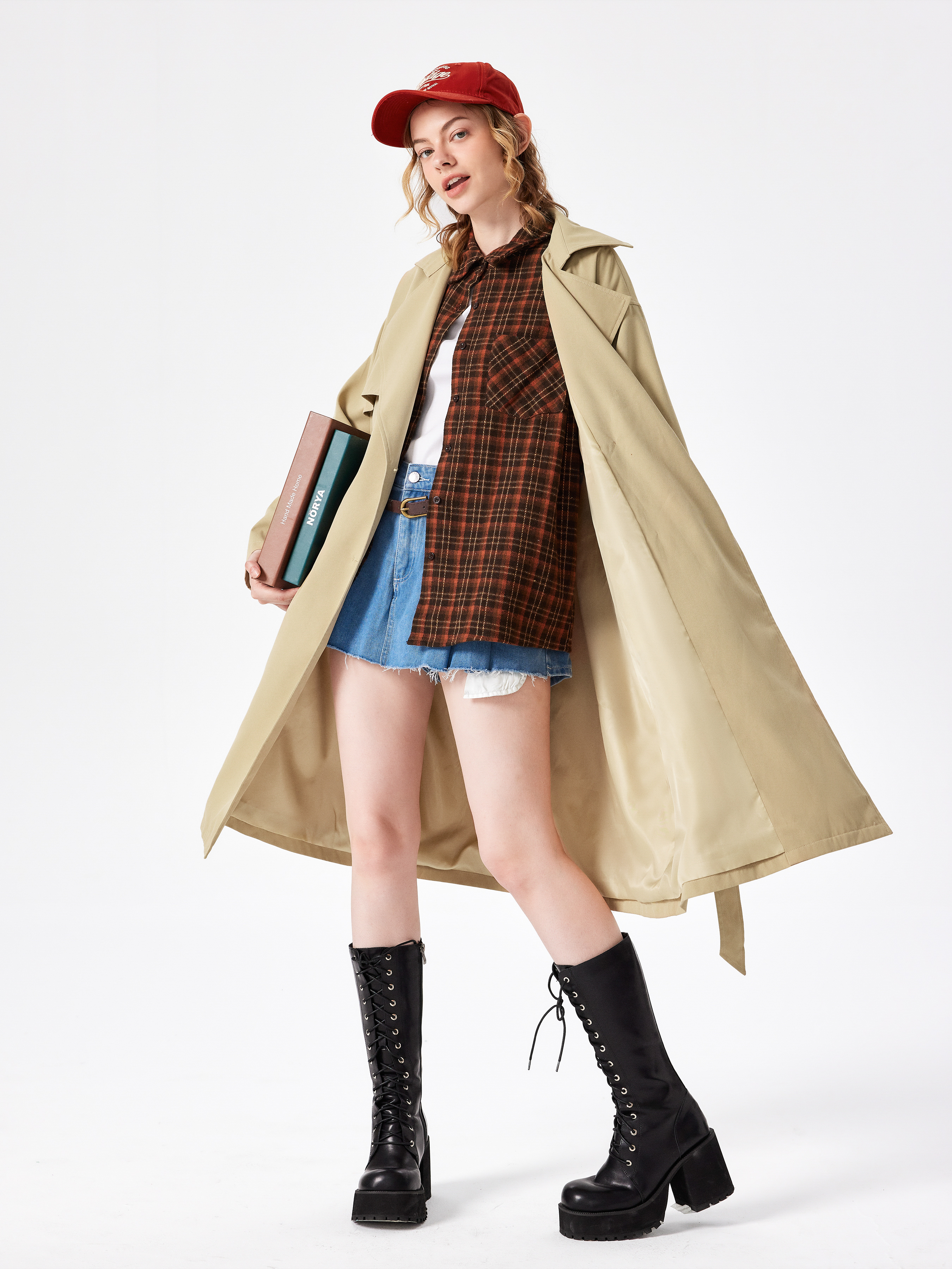 y*様 Herlipto Everyday Belted Trench Jack Fubail / Everyday Belted Trench Jacket