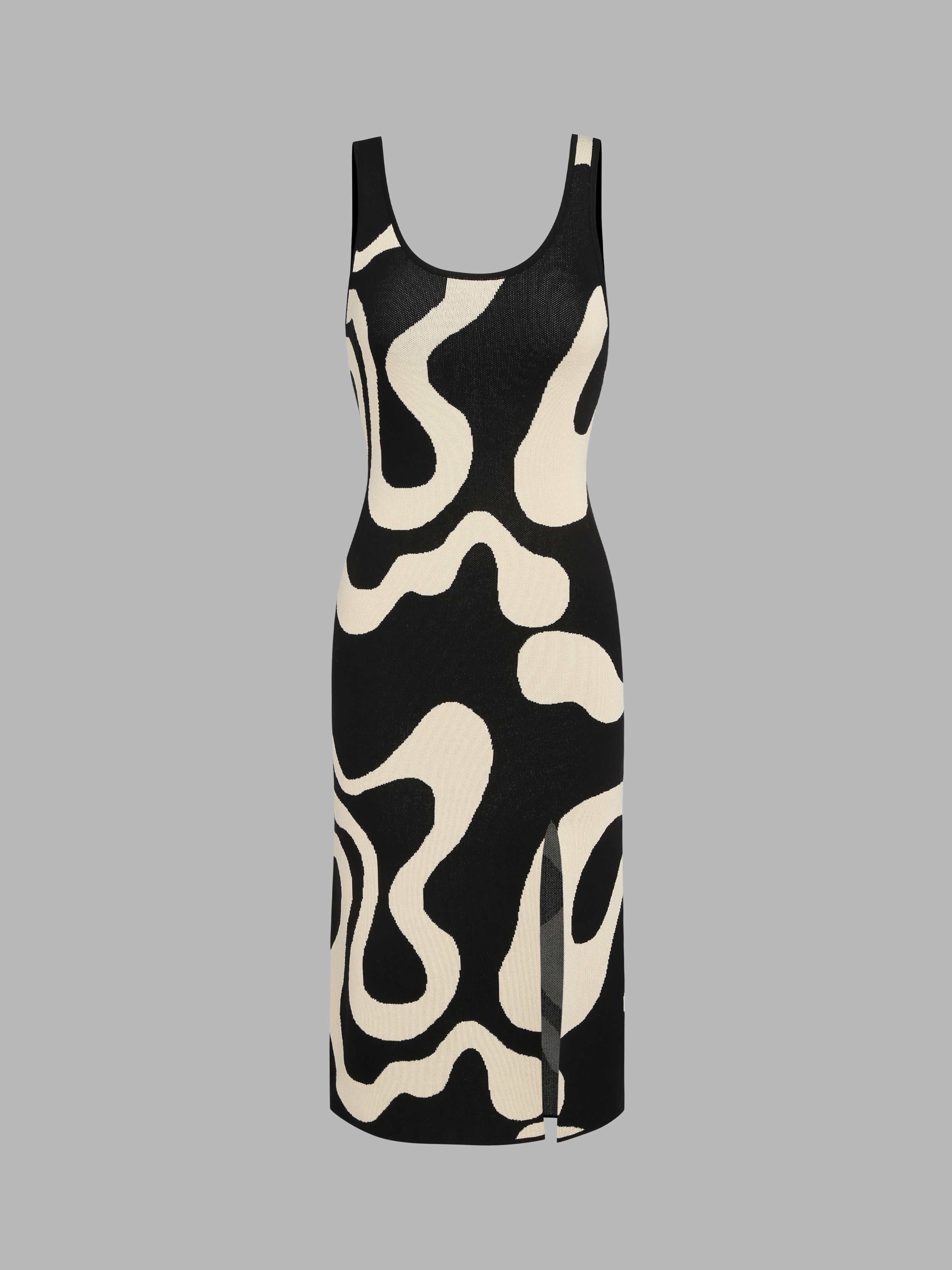 Everyday Illusion Psychedelic Swirl Knit Midi Dress