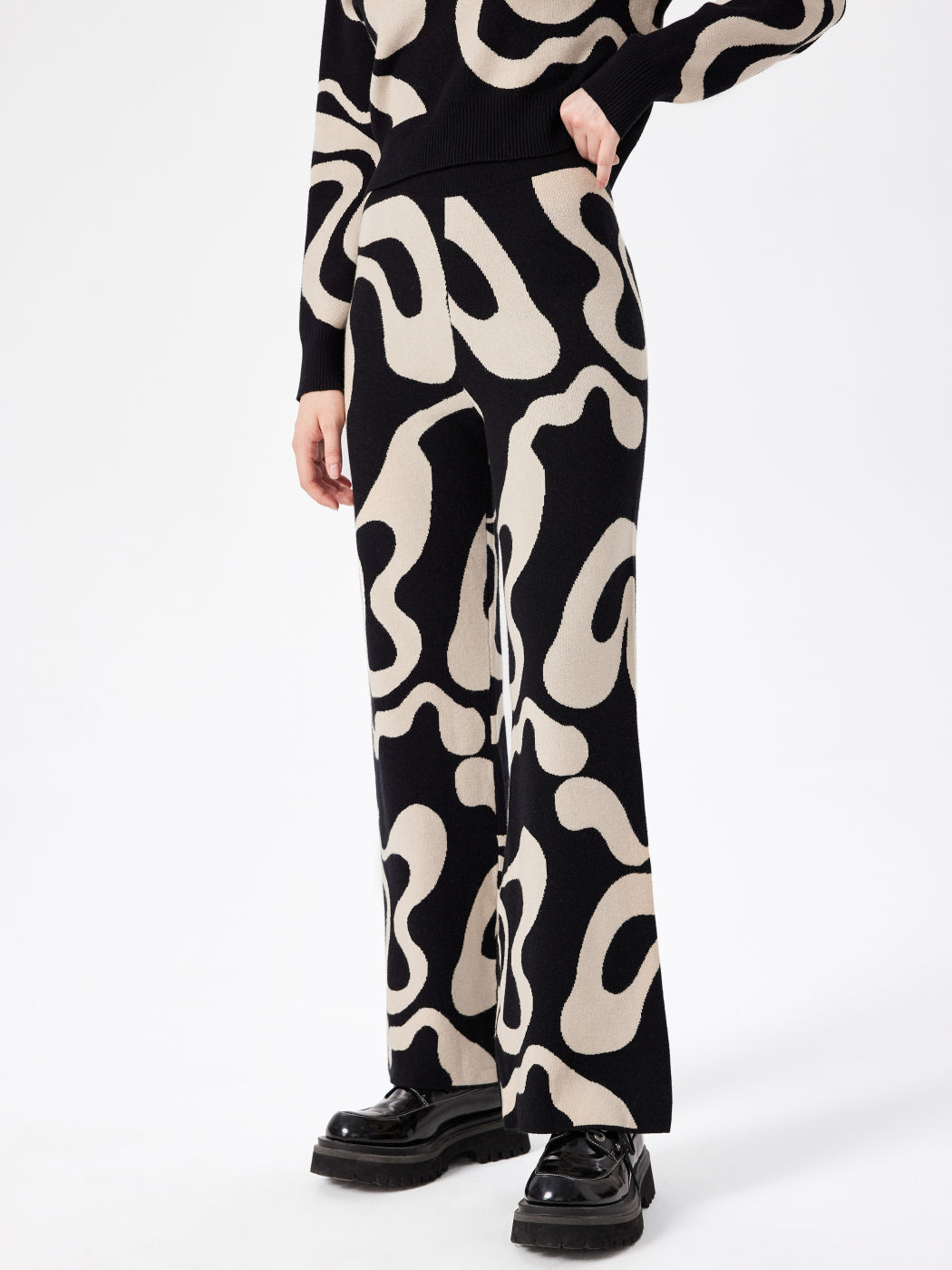  Alltagstäuschung Psychedelische Wirbel Strickhosen