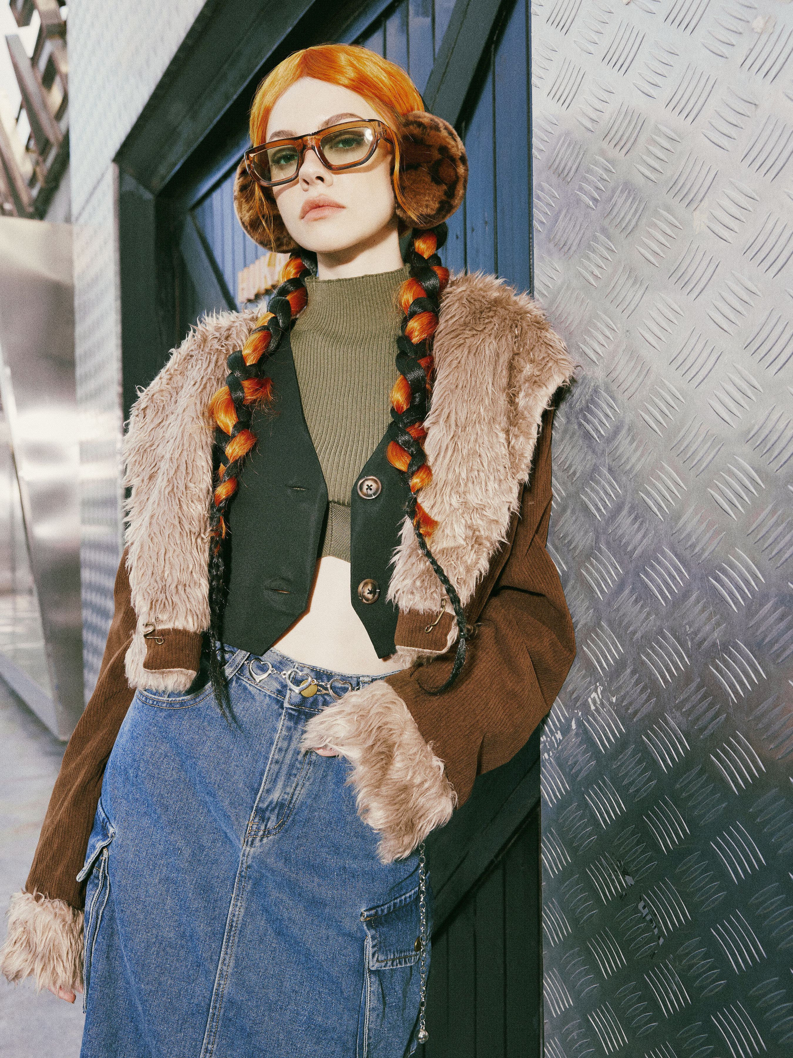 ジャケット・アウター OLD Chaps corduroy coveralls Service Works Men's Corduroy Coverall Jacket in Black