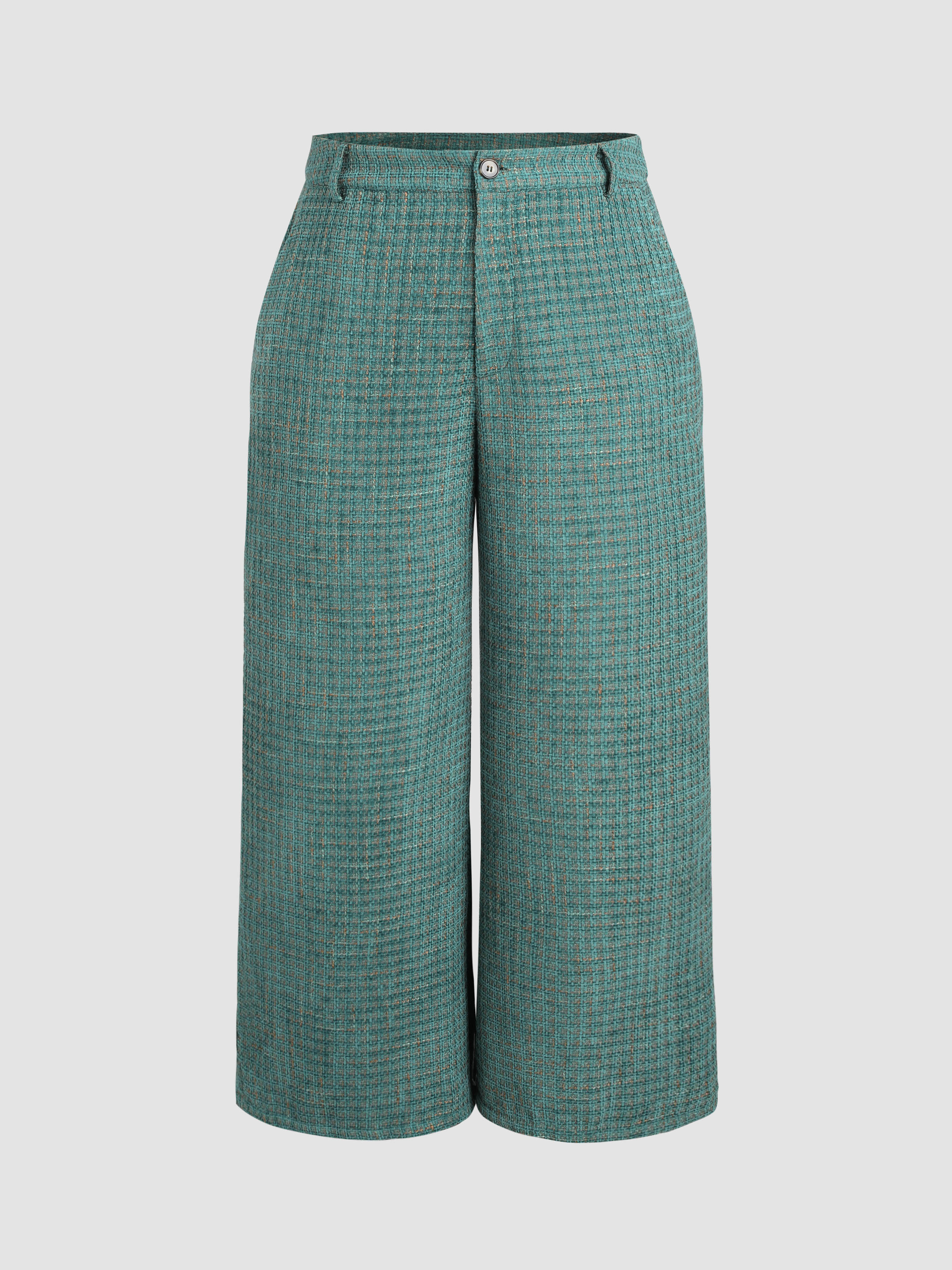 パンツ ANDWANG tweed classic mini pants Houndstooth Tweed Dress Pants - Kate Hewko