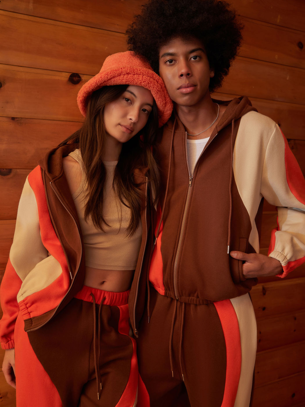  Unisex Retro Herbst Trainingsjacke