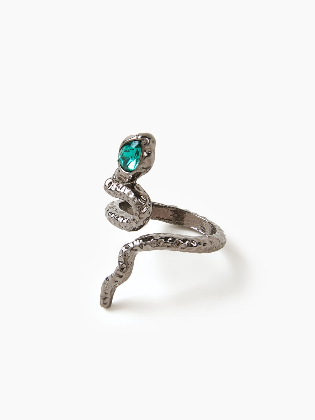 Snake Decor Cuff Ring