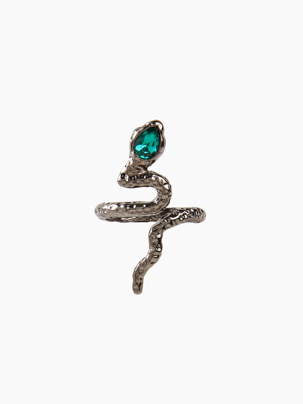 Snake Decor Cuff Ring