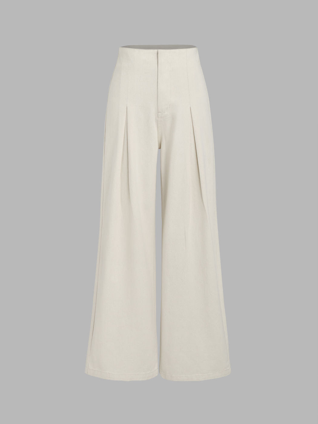 Vintage Wide Leg Pants & Beach Pajamas History Tie Back Pleated Wide Leg Jeans  AT vintagedancer.com