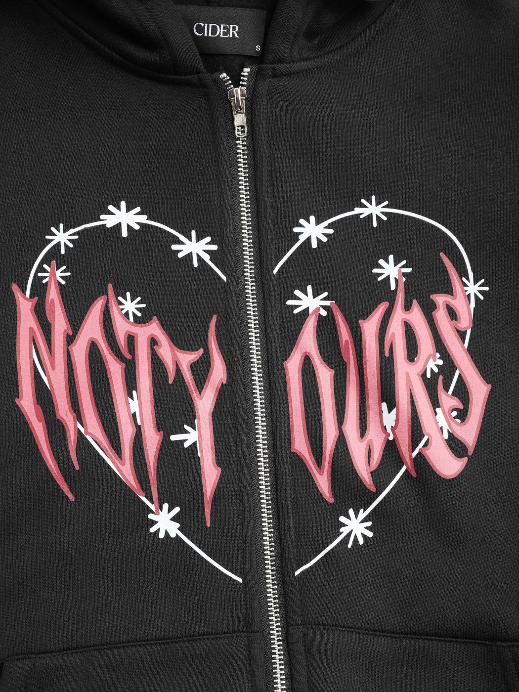 Kapuzenpullover mit Kordelzug und Herzgrafik