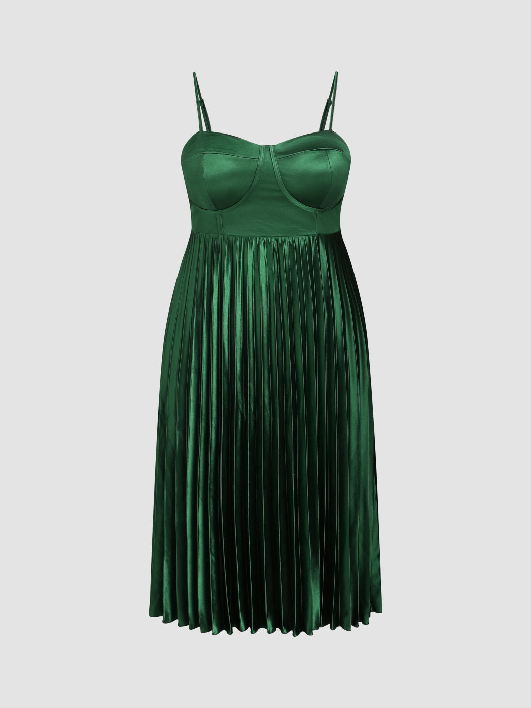 Cami Pleated Maxi Dress Curve & Plus