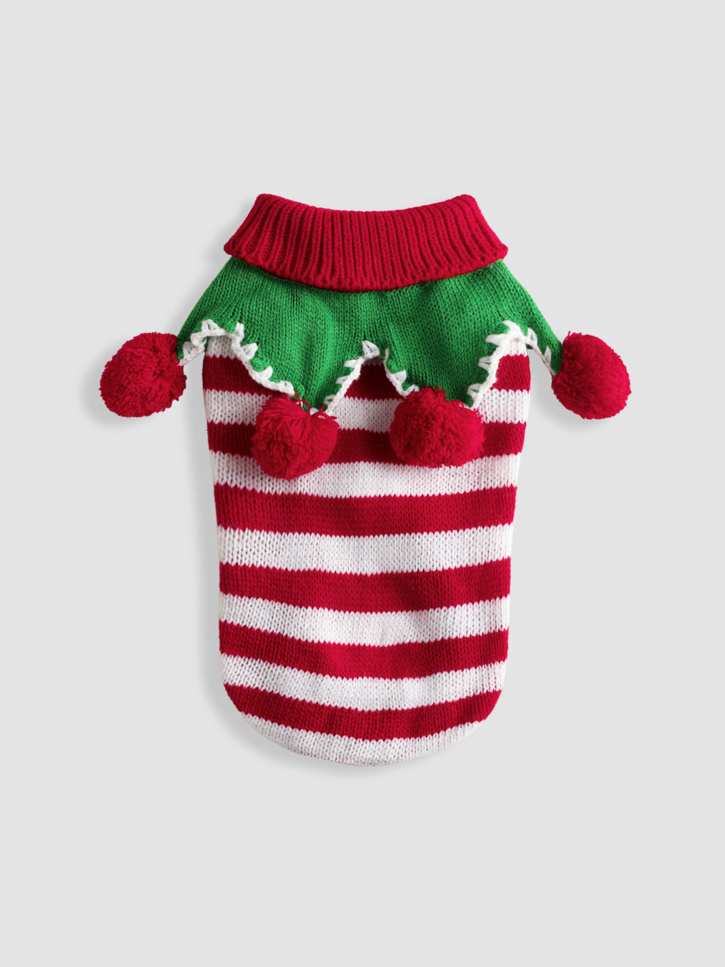 Christmas Striped Balls Pet Sweater
