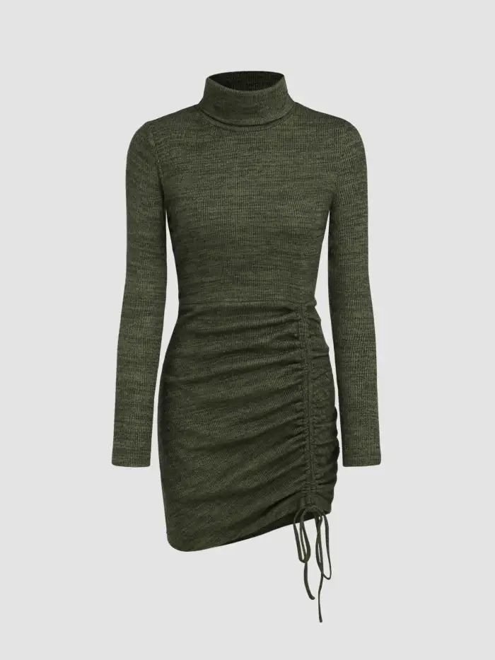 olive green pattern dress Silas Emerald Green Mini Dress - US 12 main image 1