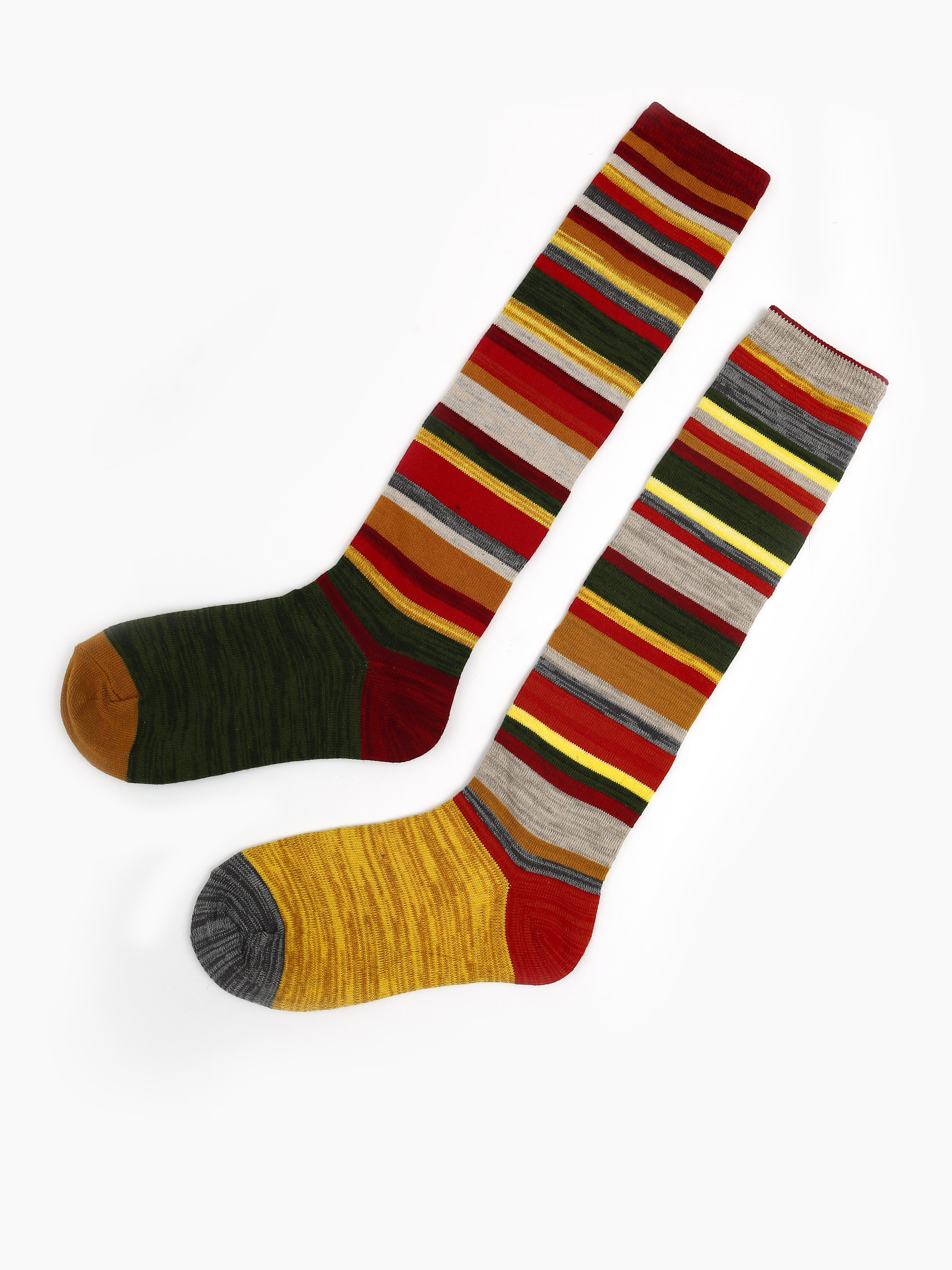 Rainbow Stripe Crew Socks For School Picnic