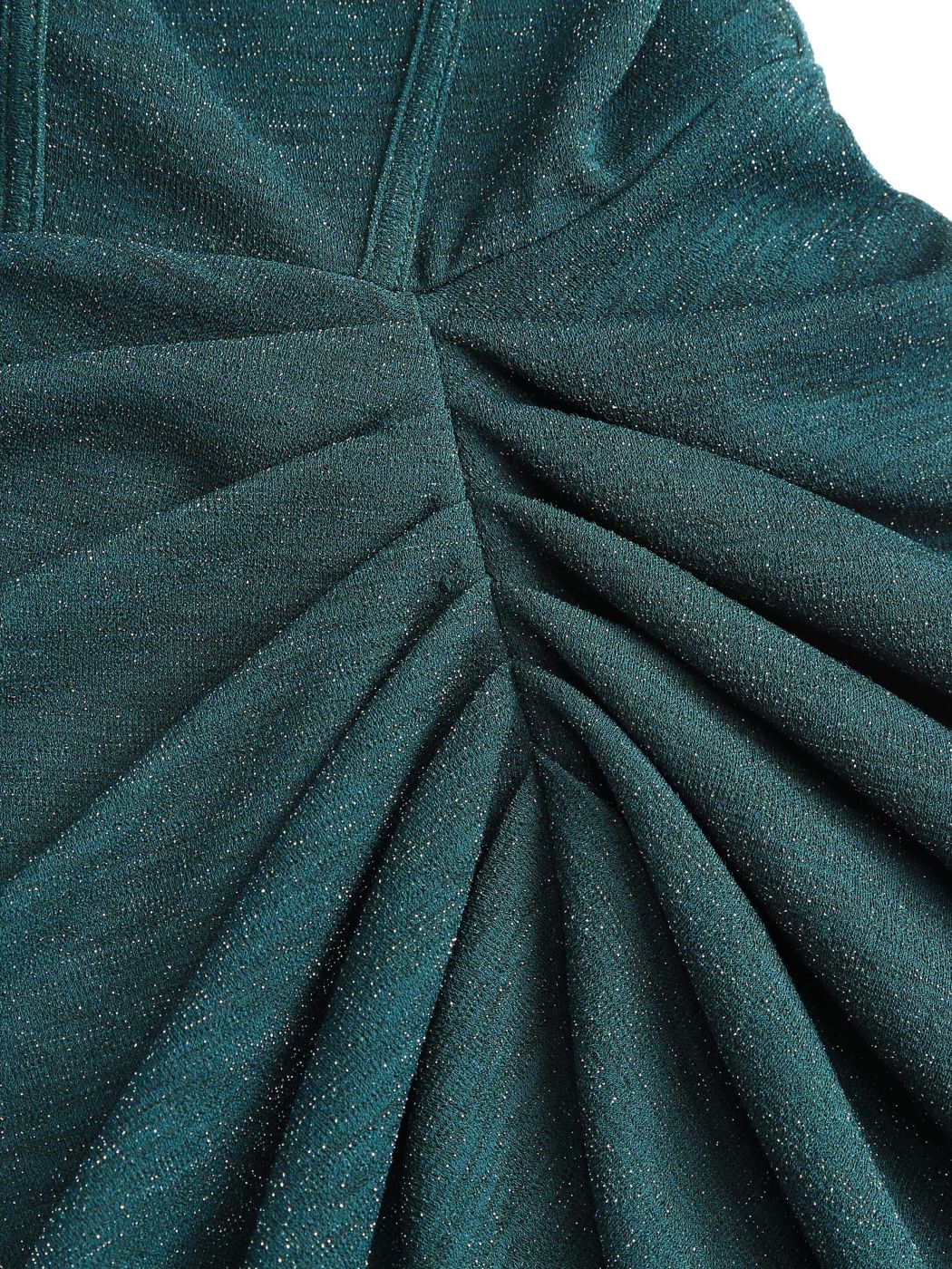 Glitter Corset Cami Split Midi Dress