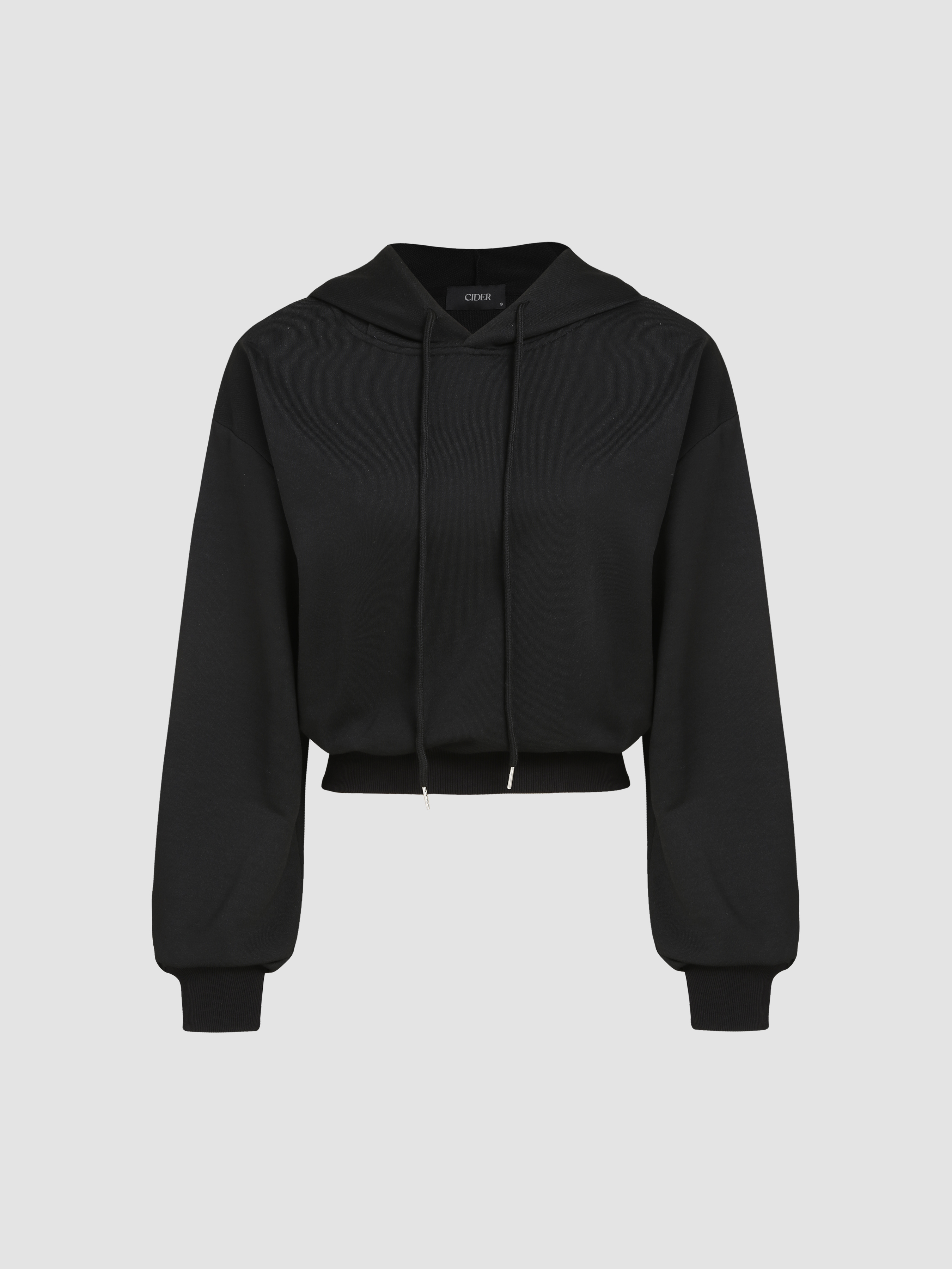 Cat ear cropped outlet hoodie