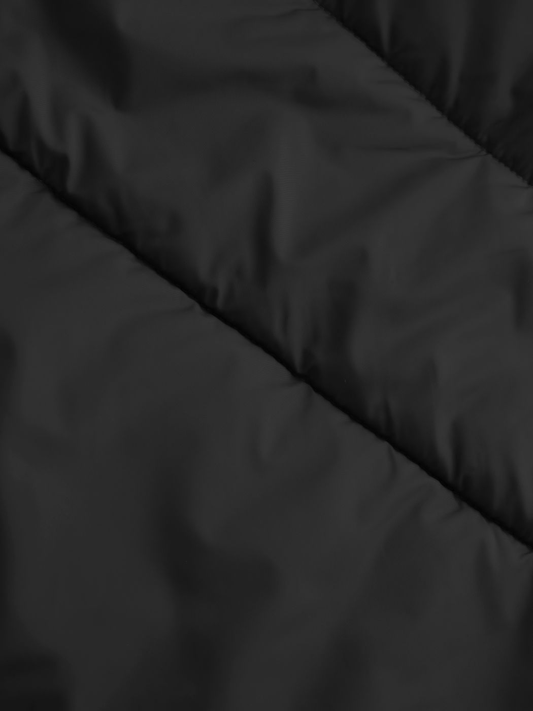 Thermal Solid High Neck Zip Up Puffer Vest