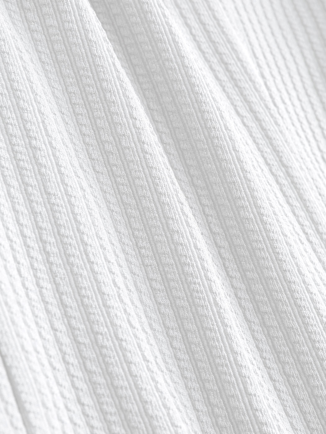 T-shirt lavorata a maglia con collo quadrato e finiture in pizzo