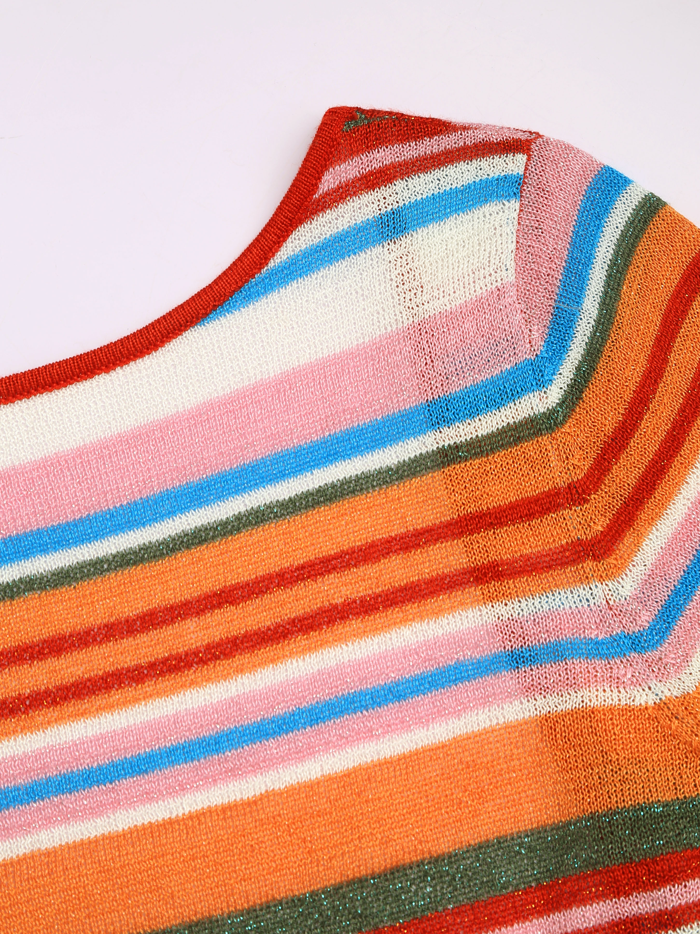Knit Striped Backless Maxi Dress For Holiday Knit Striped Backless Maxi Dress For Holiday
