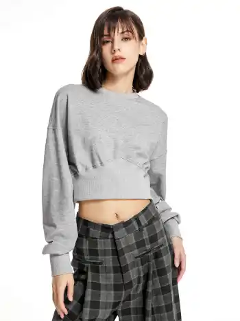 Sweatshirt Court Essentiel Uni