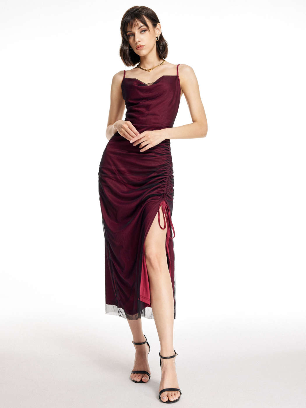 Abiti da cerimonia Abito da ospite per matrimonio Tessuto in