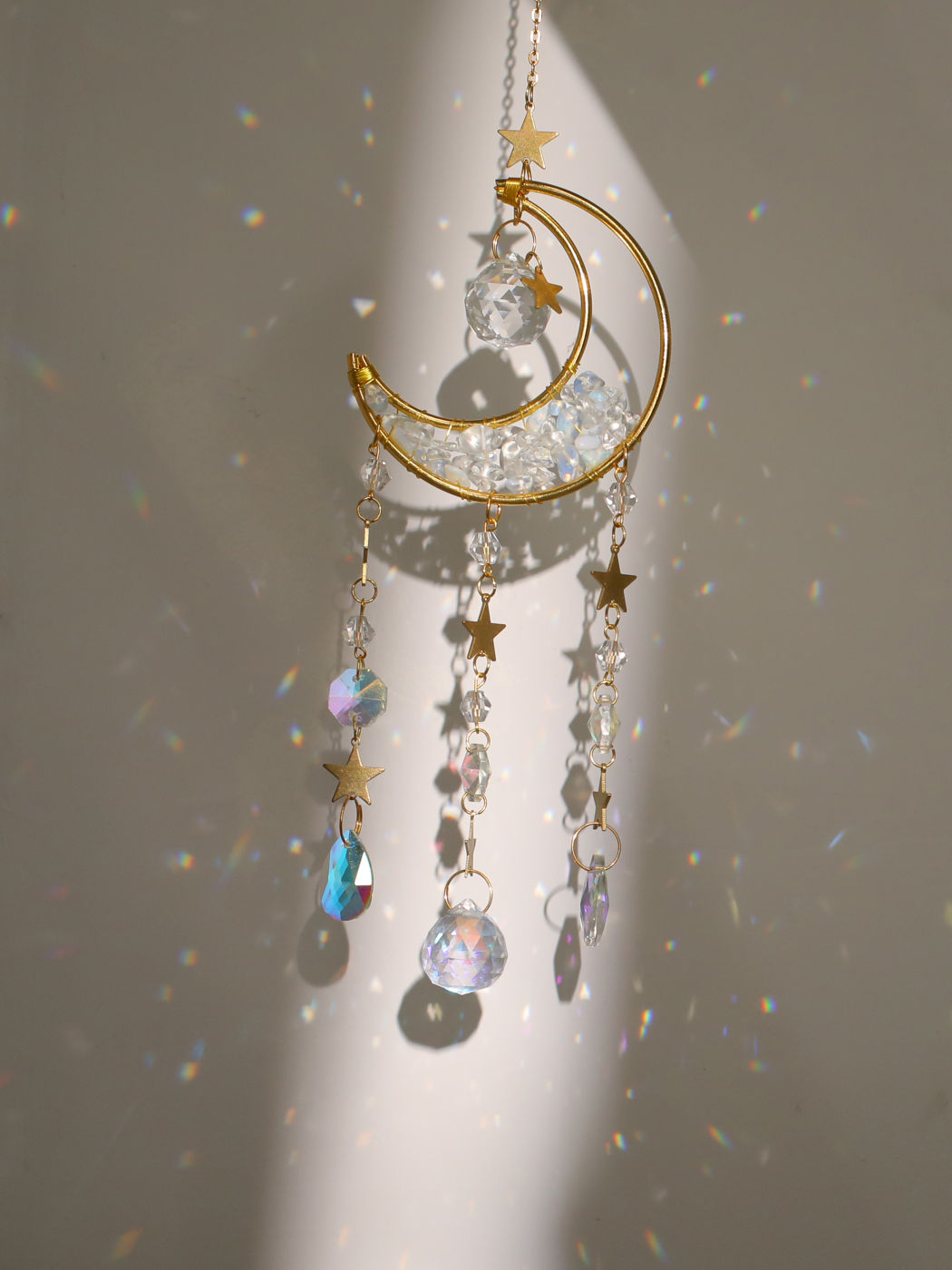 Mond & Sterne Dekor Wandbehang