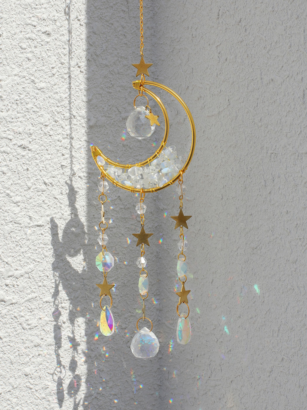 Mond & Sterne Dekor Wandbehang