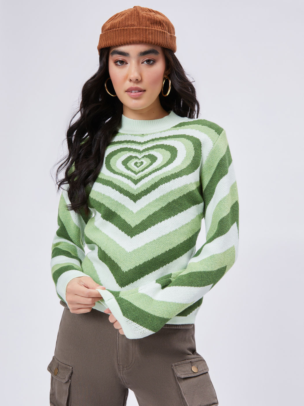  Herzwellen-Pullover