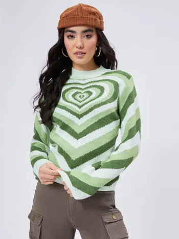 Heart Wave Sweater