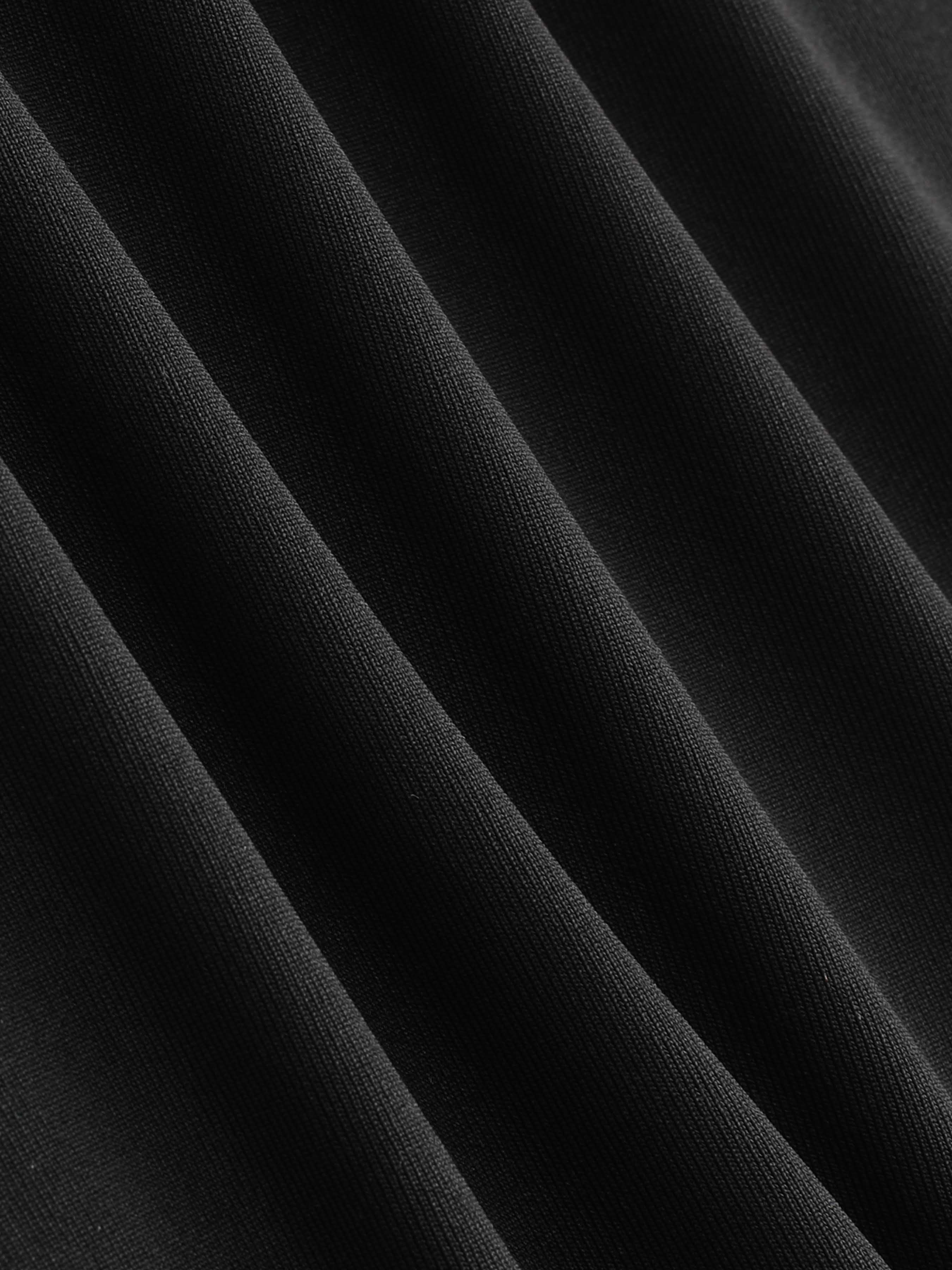 Ribbing Fabric Black