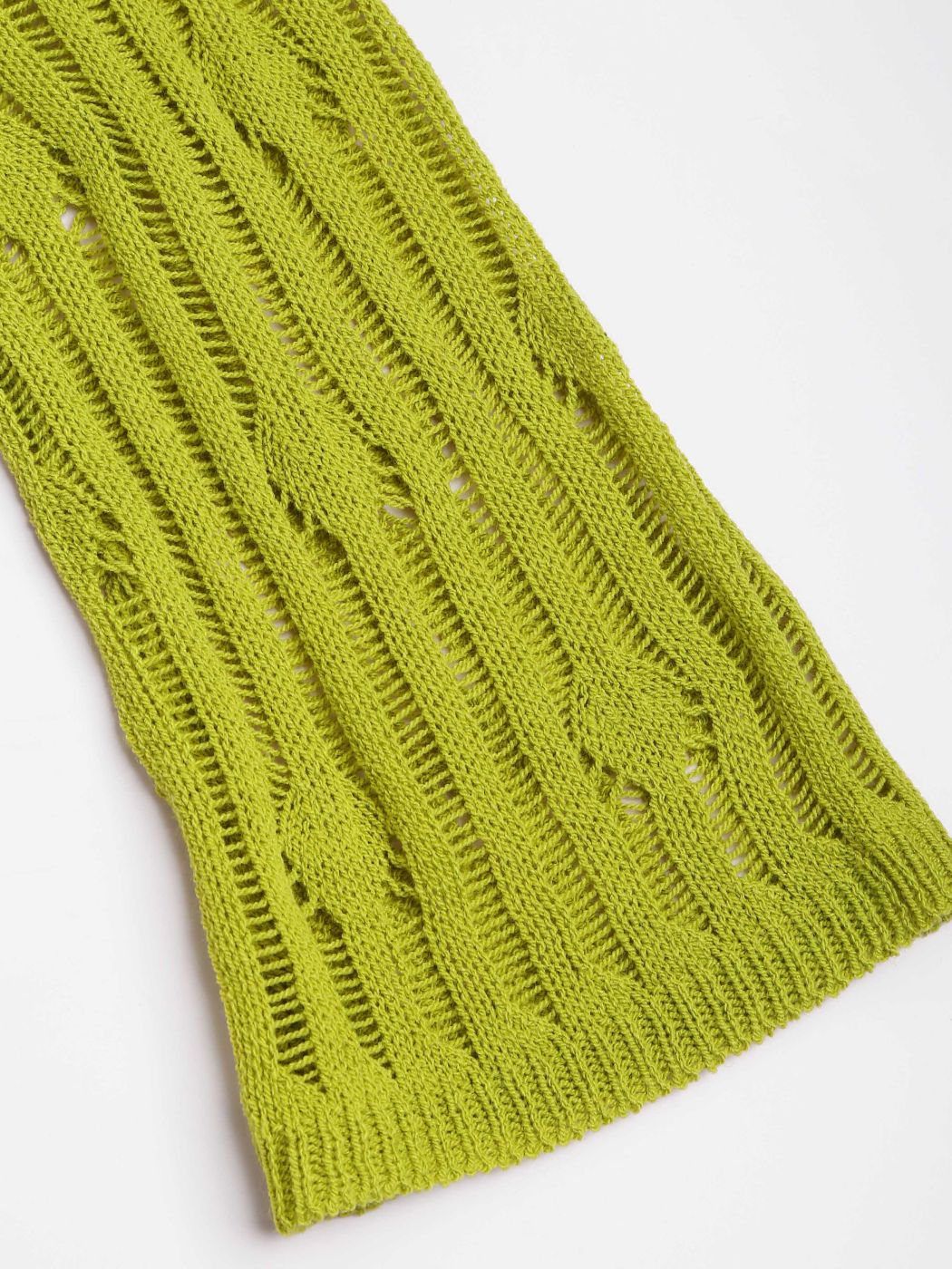 Solid Hollow Out Bell Sleeve Knitted Short Dress For Daily Casual